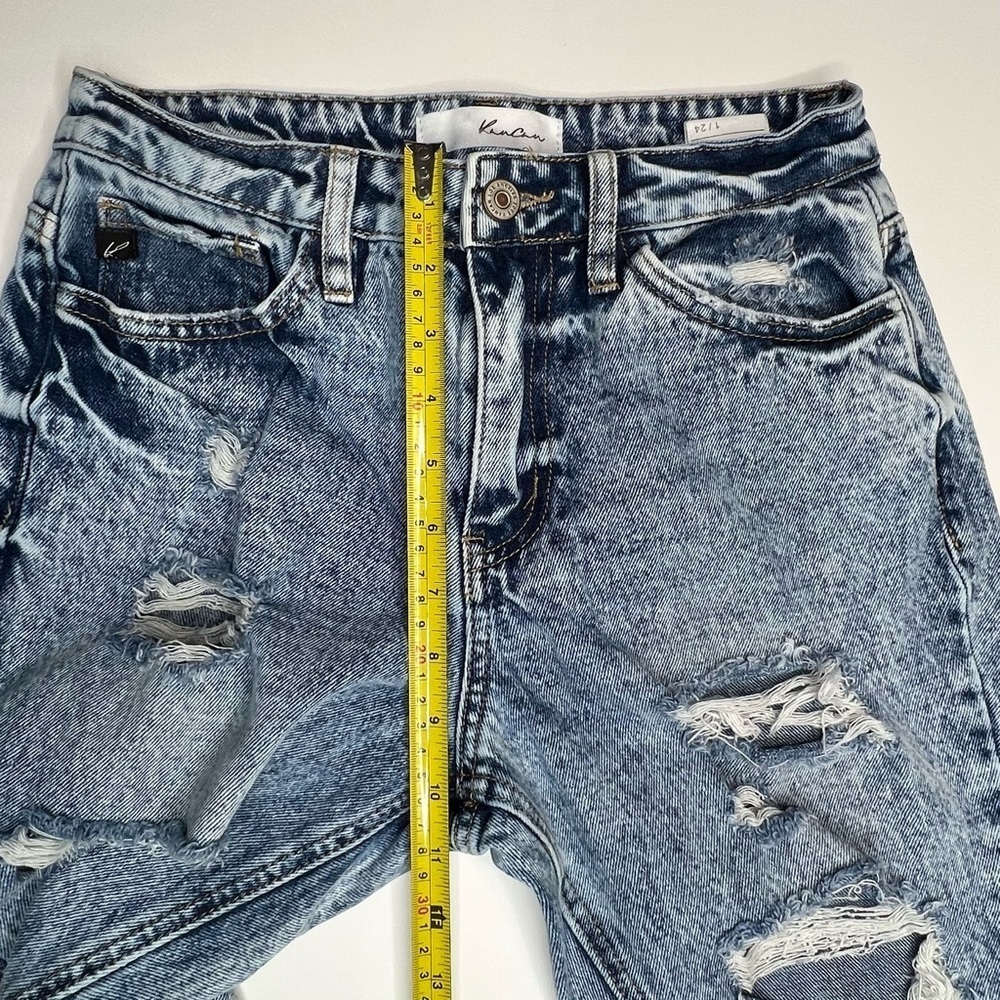KanCan Jeans Womens Size 1/24 Destroyed Boyfriend High Rise Skinny Distressed - Picture 12 of 13